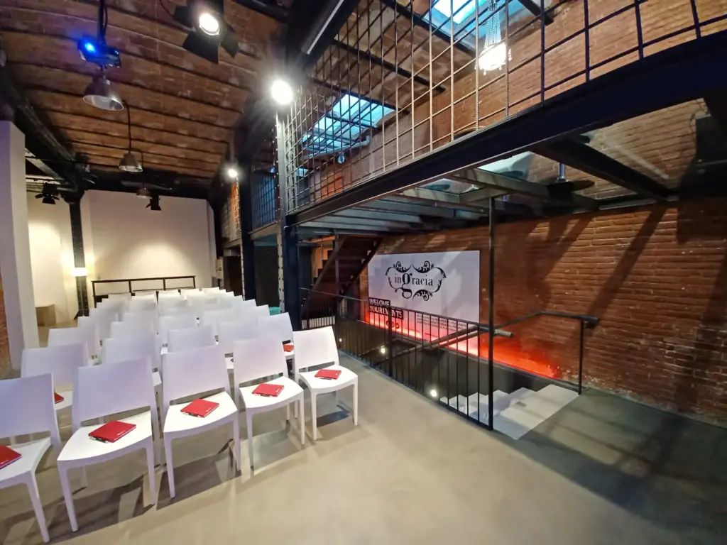 espacio para workshop en Bracelona